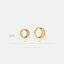 Crescent Moon Nose Ring, No Hinge, Bend to Open, Double Nose Hoop, 20 or 18ga, 8 or 10mm Solid G23 Titanium SHEMISLI SH560 SH561 SH562 SH563 - Shemisli Jewels