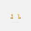 Tiny Giraffe Stud Earrings, Gold, Silver SHEMISLI - SS106 LR - Shemisli Jewels