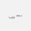 Moon Hoop Earrings, Pave CZ Drop Huggies, Gold, Silver SHEMISLI - SH425 (plain hoop) SH114 (cz hoop) LR - Shemisli Jewels