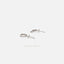 Dagger Sword CZ Dangle Hoop Earrings, Gold, Silver SHEMISLI SH513 - Shemisli Jewels