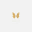 Half Butterfly Studs Earrings, Gold, Silver SHEMISLI - SS440 LR - Shemisli Jewels