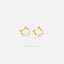 Small Freshwater Pearls Hoop Earrings, Huggies, Gold, Silver SHEMISLI - SS444 - Shemisli Jewels
