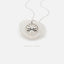 Star Circle Necklace, Silver or Gold Plated (15.5"+2") SHEMISLI - SN026
