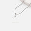 Tiny Lightning Necklace, Silver or Gold Plated (15.5"+2") SHEMISLI - SN028