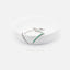 Tiny Paper Clip Chain and Emerald Gem Links Bracelet, Silver or Gold Plated (6.25" + 1.25") SHEMISLI - SB006