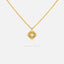 Small Dainty Vintage Opal Necklace, Silver or Gold Plated (16"+1") SHEMISLI - SN008