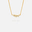 Dainty Leaf CZ Necklace, Silver or Gold Plated (15.5'+2") SHEMISLI - SN016