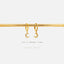 Moon Hoop Earrings, Pave CZ Drop Huggies, Gold, Silver SHEMISLI - SH425 (plain hoop) SH114 (cz hoop) LR - Shemisli Jewels