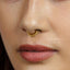 Beaded Double Layered Septum Ring, Nose Ring, 16ga, 8 or 10mm, Surgical Steel SHEMISLI SH564, SH565 - Shemisli Jewels