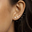 Tiny Disc Rose Threadless Flat Back Earrings, Nose Stud, 20,18,16ga, 5-10mm, Surgical Steel, SHEMISLI SS539, SS540, SS541, SS542, SS543 - Shemisli Jewels