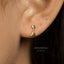 Tiny Giraffe Stud Earrings, Gold, Silver SHEMISLI - SS106 LR - Shemisli Jewels
