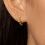 Hexagon Hoop Studs, Earrings, Gold, Silver SHEMISLI SS004 - Shemisli Jewels