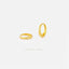 Sparkle Tapered Hoop Earrings, Gold, Silver SHEMISLI - SH625 - Shemisli Jewels