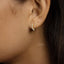 Tiny Pearls Hoop Earrings, Huggies, Gold, Silver SHEMISLI - SH266 - Shemisli Jewels