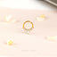 Marquise Opal White Stone Septum Ring, Nose Ring, Daith Ring, Hinged Clicker Hoop, 16ga 8mm or 10mm, Surgical Steel, SHEMISLI SH634, SH635 - Shemisli Jewels