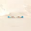 Turquoise CZ Hoop Earrings, Huggies, Gold, Silver SHEMISLI SH202 - Shemisli Jewels