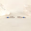 Spike Sapphire CZ Hoop Earrings, Gold, Silver SHEMISLI SH374 - Shemisli Jewels