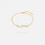 Big Dippper Blue Stone Bracelet, Silver or Gold Plated (6.25" + 1.5") SHEMISLI - SB011