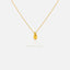Tiny Teardrop Necklace, Silver or Gold Plated (15.75“+2”) SHEMISLI - SN041 - Shemisli Jewels