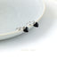 Small Black Enamel Heart Hoop Earrings, Heart Shape Huggies, Gold, Silver SHEMISLI - SH483 - Shemisli Jewels