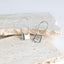 Lock Dangle Hoop Earrings, Gold, Silver SHEMISLI - SH473 - Shemisli Jewels
