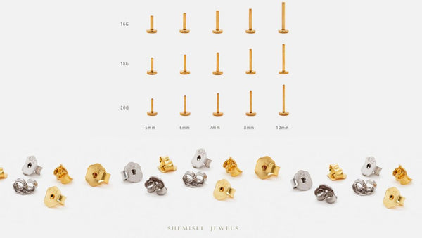 Threadless Studs vs. Traditional Backings – What’s Better for Sensitive ...