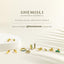a collection of various gold earrings and jewelry pieces, including earrings, rings, and other accessories, arranged on a white surface.