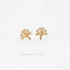 Tree Branch Stud Earrings, Gold, Silver SHEMISLI SS193 LR - Shemisli Jewels