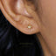Tiny Star Stud Earring, Starburst Stud, Celestial Earrings for Stacking Unisex, Gold, Silver SHEMISLI - SS032