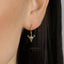 Baphomet Satanic Goat Head Hoop Earrings, Satan Huggies, Gold, Silver SHEMISLI - SH259 - Shemisli Jewels