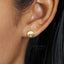 Tiny Circle Studs Earrings, Gold, Silver SHEMISLI SS065 - Shemisli Jewels