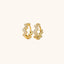Zigzag CZ Cartilage Hoops, Gold, Silver SHEMISLI SH063 - Shemisli Jewels