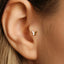 Tiny Butterfly Threadless Flat Back Tragus Stud, 20,18,16ga, 5-10mm Unisex, Surgical Steel SHEMISLI SS920
