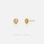Dainty Beaded Flower Earrings, Gold, Silver SHEMISLI - SS230 - Shemisli Jewels