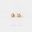 Tiny Sea Turtle Stud Earring, Unisex, Gold, Silver SHEMISLI - SS159