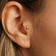 Tiny Star Threadless Flat Back Tragus Stud, 20,18,16ga, 5-10mm Unisex, Surgical Steel SHEMISLI SS902