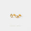 Tiny CZ stone Teardrop Studs, Gold, Silver SHEMISLI - SS140 - Shemisli Jewels
