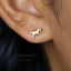 Tiny T-Rex Dinosaur Stud Earring, Tyrannosaurus Earring, Unisex, Gold, Silver SHEMISLI - SS153