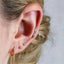 Dainty CZ Bar Studs, Gold, Silver SHEMISLI SS064 - Shemisli Jewels