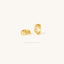 Leaf Hoop Earrings, Olive Leaf Huggies, Gold, Silver SHEMISLI - SH208 - Shemisli Jewels