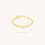 Double Strand Tiny Stone Bracelet, Silver or Gold Plated (5.75“ + 1.25”) SHEMISLI - SB003 - Shemisli Jewels
