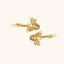 Bee Hoops Earrings, Gold, Silver SHEMISLI - SH188 - Shemisli Jewels