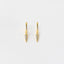 Spike Hoops Earrings, Triangle Dangle Earrings, Gold, Silver SHEMISLI - SH092 - Shemisli Jewels