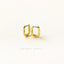 Oval Hoop Earrings, Gold, Silver SHEMISLI - SH028 - Shemisli Jewels