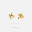 Snake Hoop Earrings, Serpent Huggies, Gold, Silver SHEMISLI SH443 LR - Shemisli Jewels