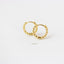 Twisted Wire Hoops, Cable Hoop Earrings, Rope Huggies, Gold, Silver SHEMISLI SH034