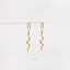 Serpent Dangle Hoop Earrings, Snake Huggies, Gold, Silver SHEMISLI - SH108 LR - Shemisli Jewels
