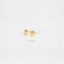 Tiny CZ Sun Studs Earrings, Starburst Studs, Unisex, Gold, Silver SHEMISLI SS031 Butterfly End, SS795 Screw Ball End (Type A)