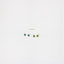 Tiny Square CZ Stud, Cube Earring, White, Emerald, Turquoise, Sapphire, Black, Unisex, Gold, Silver SS240, SS022, SS241, SS242, SS243