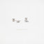 Super Dainty CZ Studs With Screw Ball End (Type A), White stone, Emerald, Unisex, Gold, Silver SHEMISLI - SS205, SS206